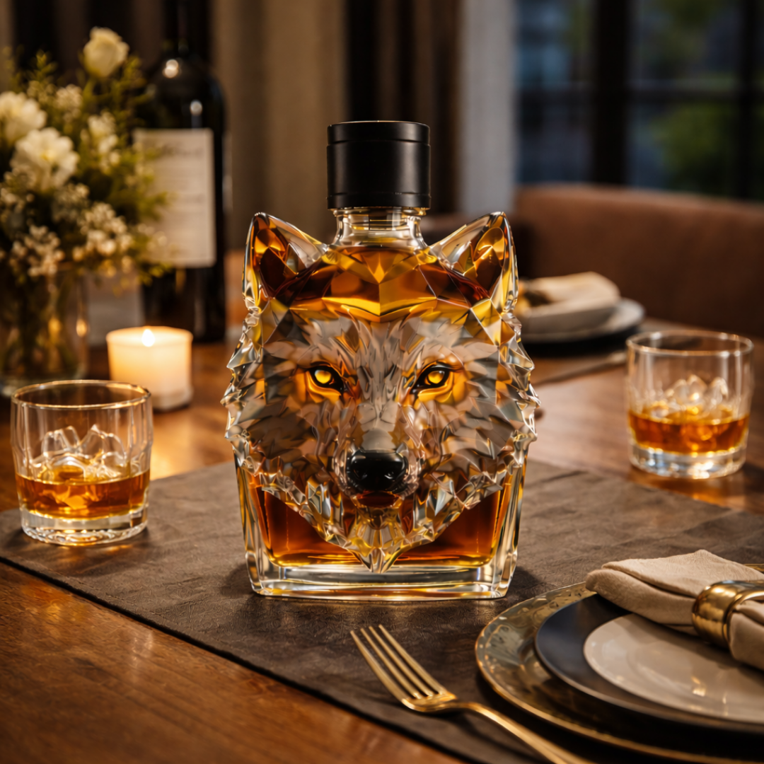 Carafe à Whisky – Édition Loup