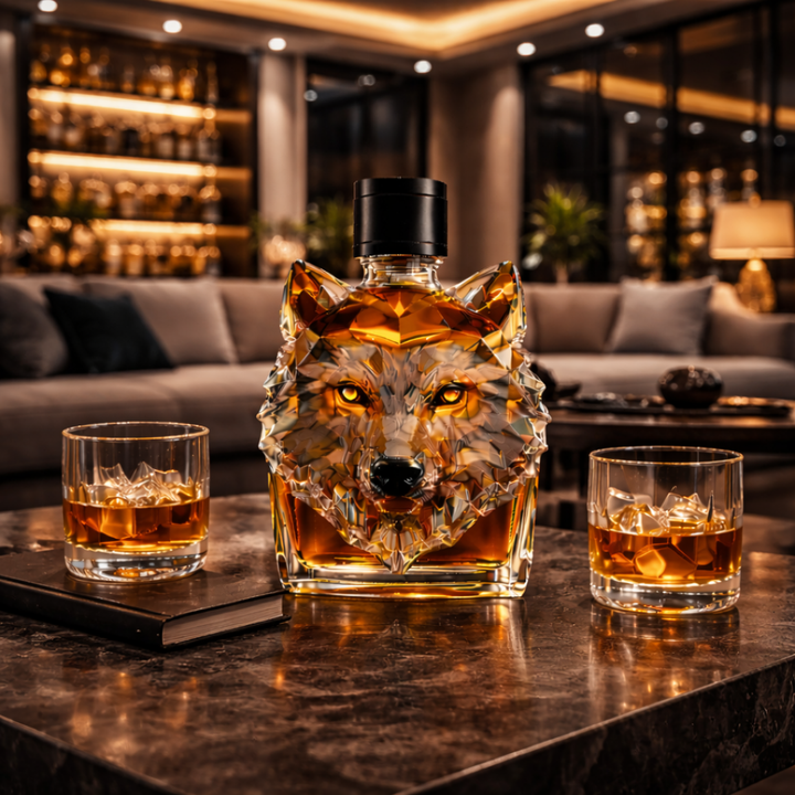 Carafe à Whisky – Édition Loup