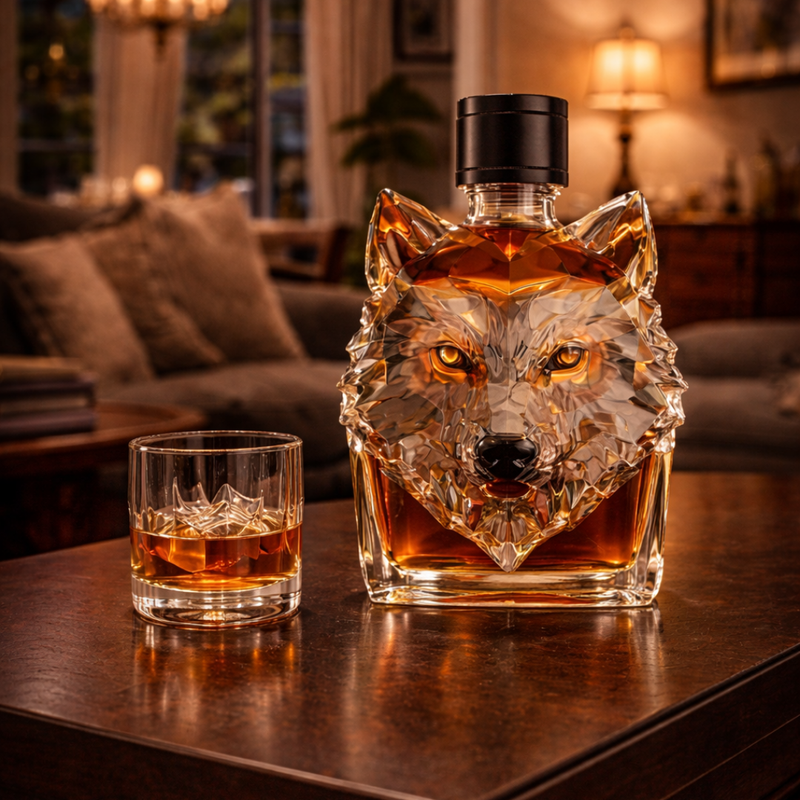 Carafe à Whisky – Édition Loup