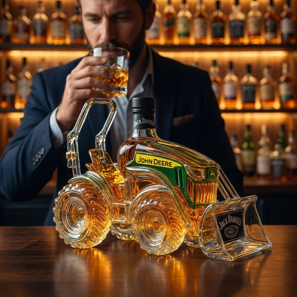 Carafe à Whisky – Édition Tracteur