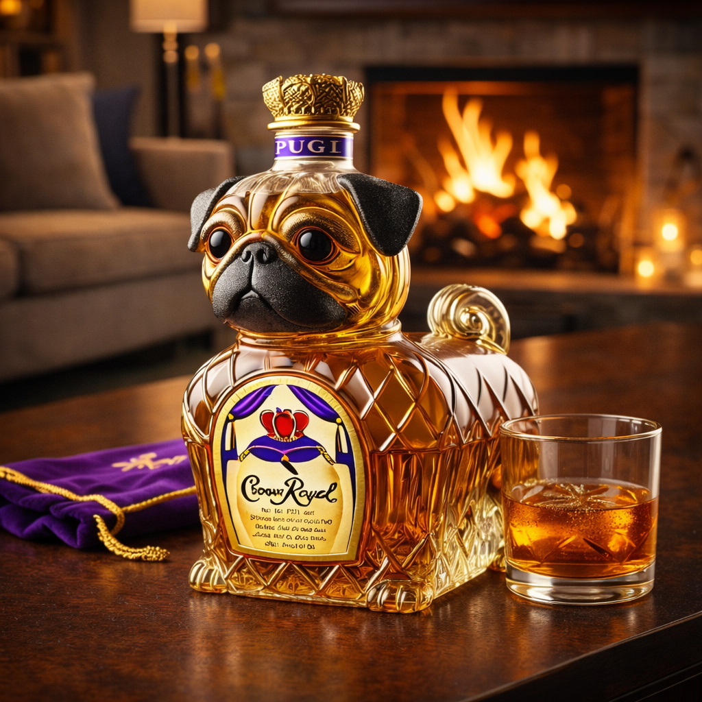 Carafe à Whisky – Édition Bouledogue Français