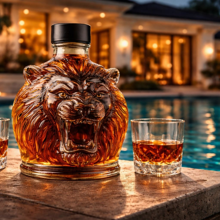 Carafe à Whisky – Édition Lion