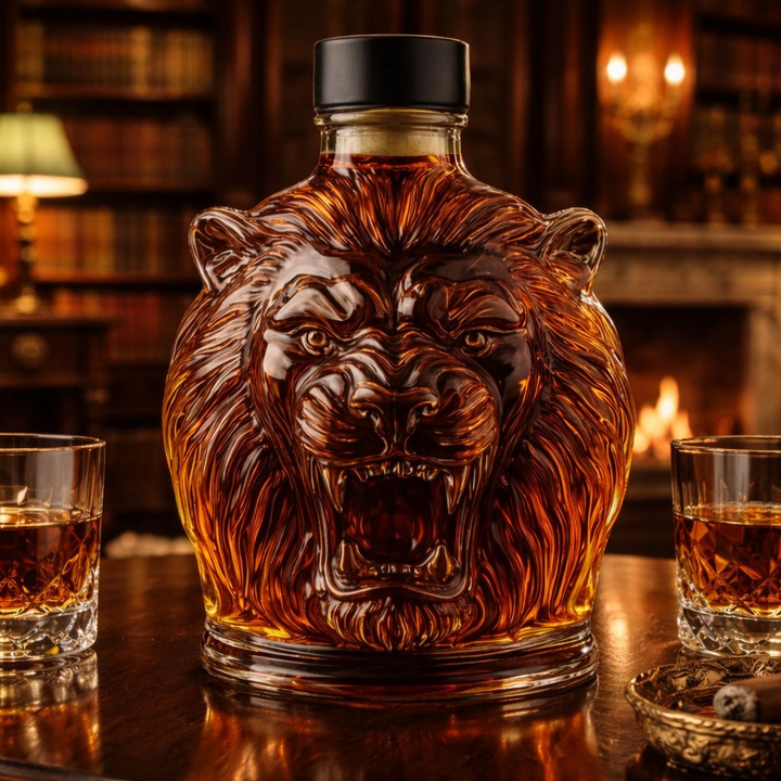 Carafe à Whisky – Édition Lion