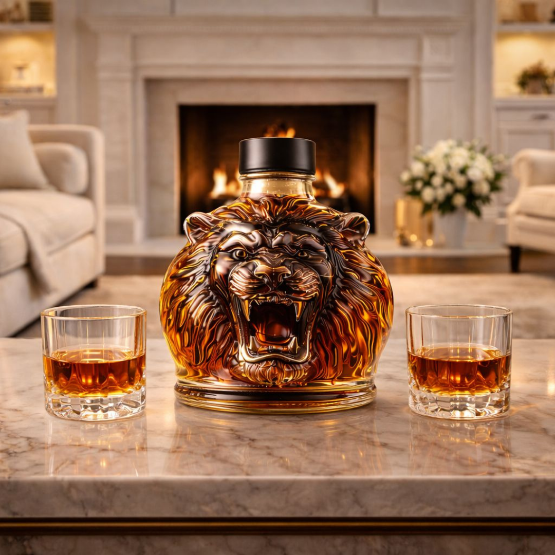 Carafe à Whisky – Édition Lion