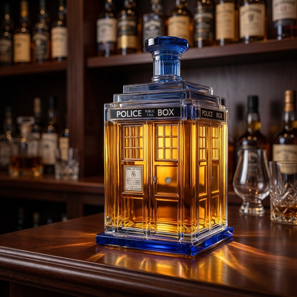 Carafe à Whisky – Édition Cabine de Police
