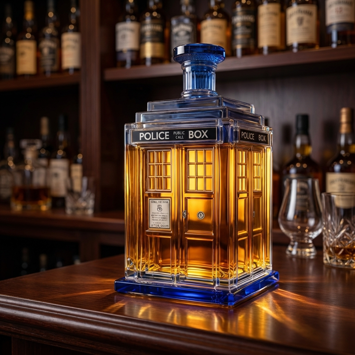 Carafe à Whisky – Édition Cabine de Police