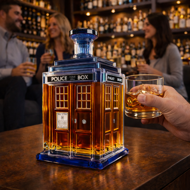 Carafe à Whisky – Édition Cabine de Police