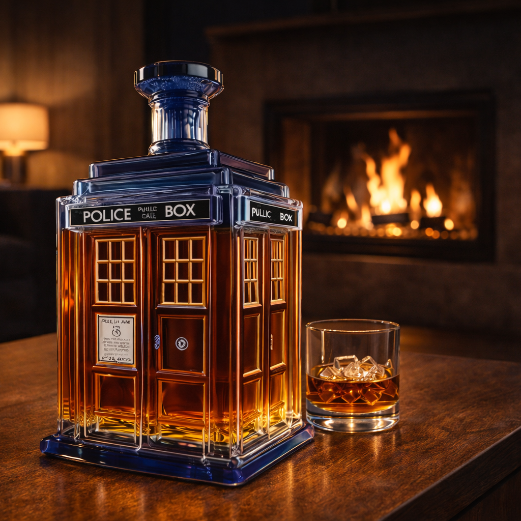 Carafe à Whisky – Édition Cabine de Police
