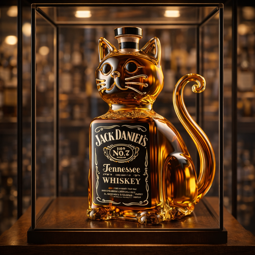 Carafe à Whisky – Édition Chat