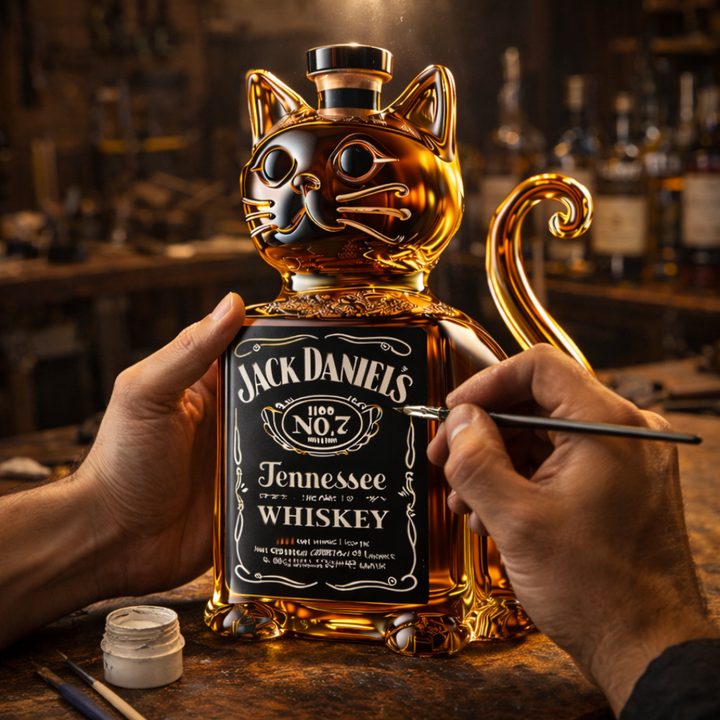 Carafe à Whisky – Édition Chat