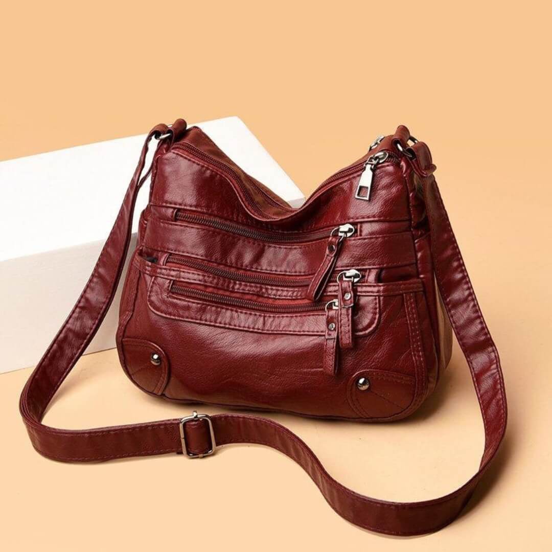Rosalia’s Multi-Zip Carry | Shoulder Bag