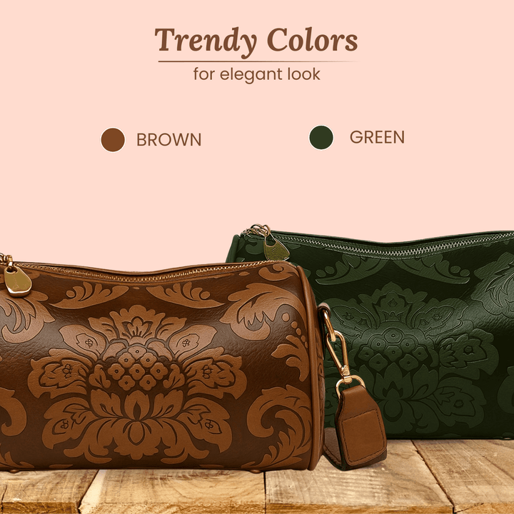Jessica’s Floral Elegance | Shoulder Bag