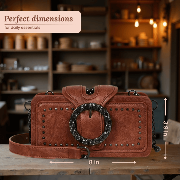 Margherita’s Studded Buckle | Clutch