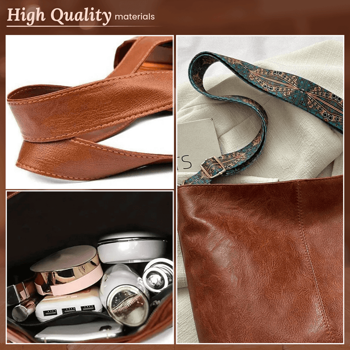 Alba’s Textured Carry | Shoulder Bag