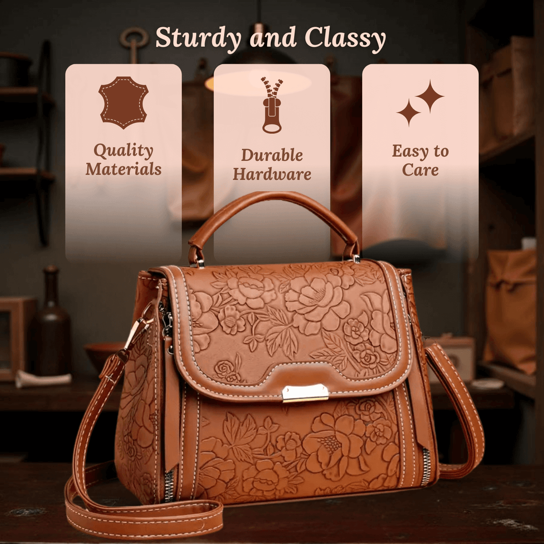 Michela’s Floral Elegance | Handbag