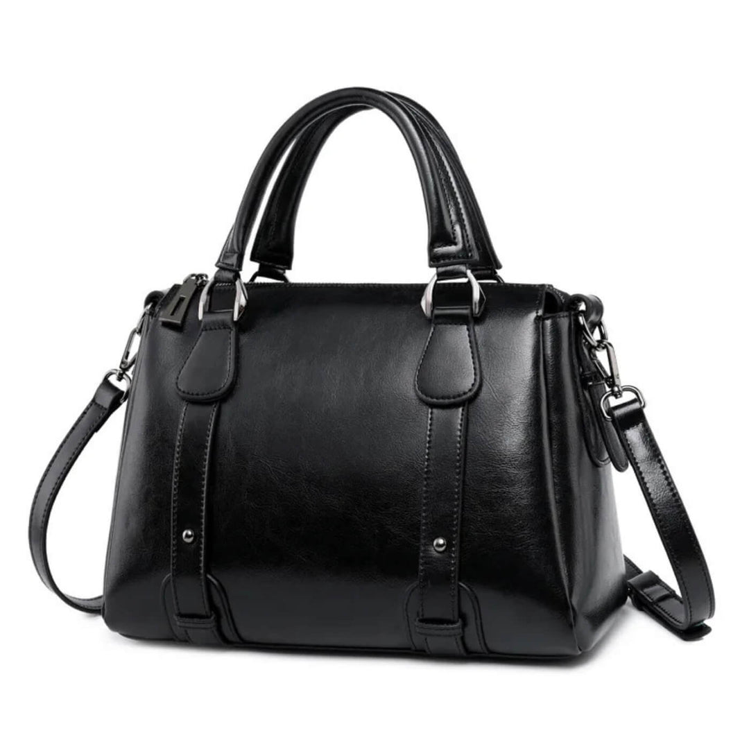 Valeria Top-Zip Satchel | Shoulder Bag
