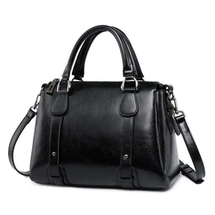 Valeria Top-Zip Satchel | Shoulder Bag