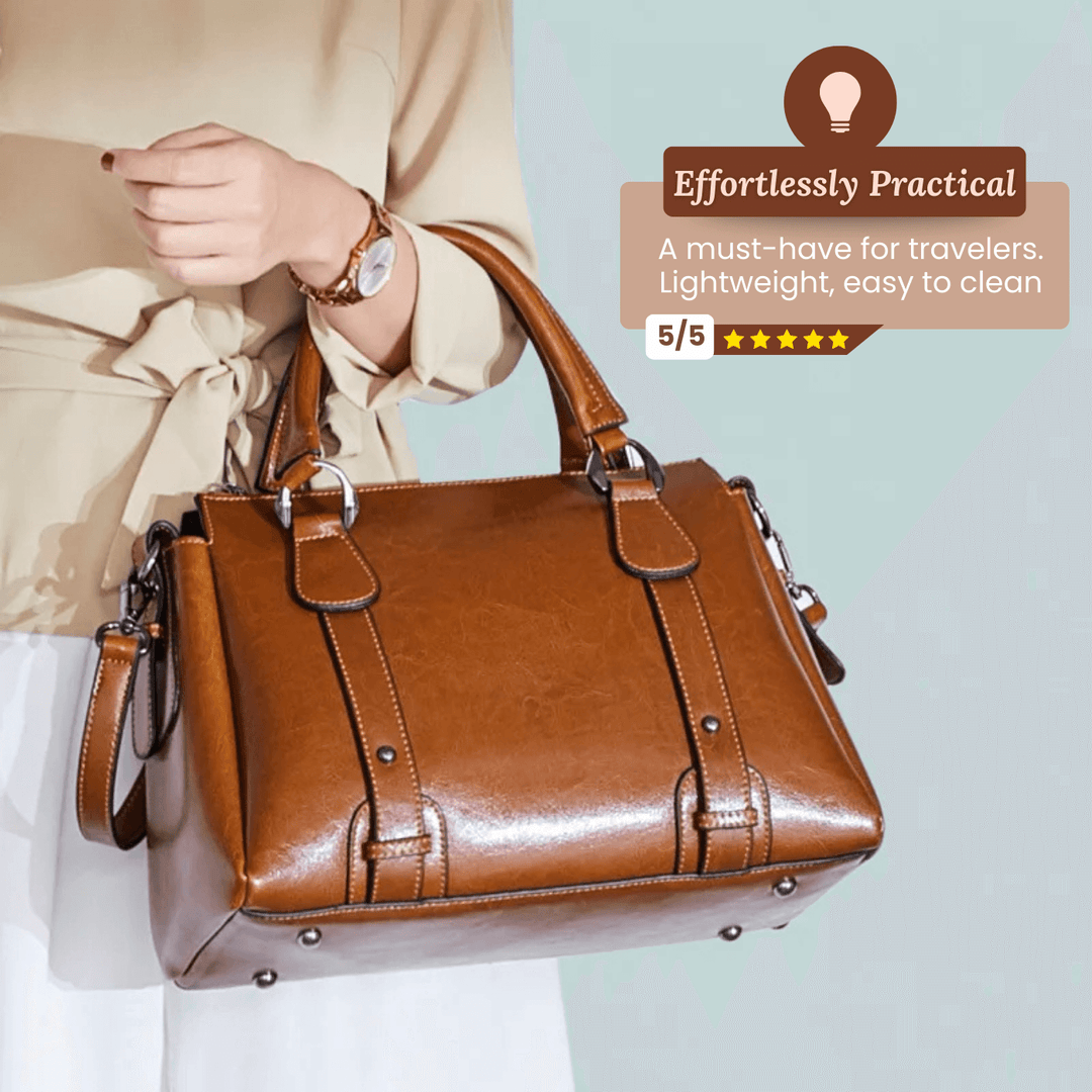 Valeria Top-Zip Satchel | Shoulder Bag
