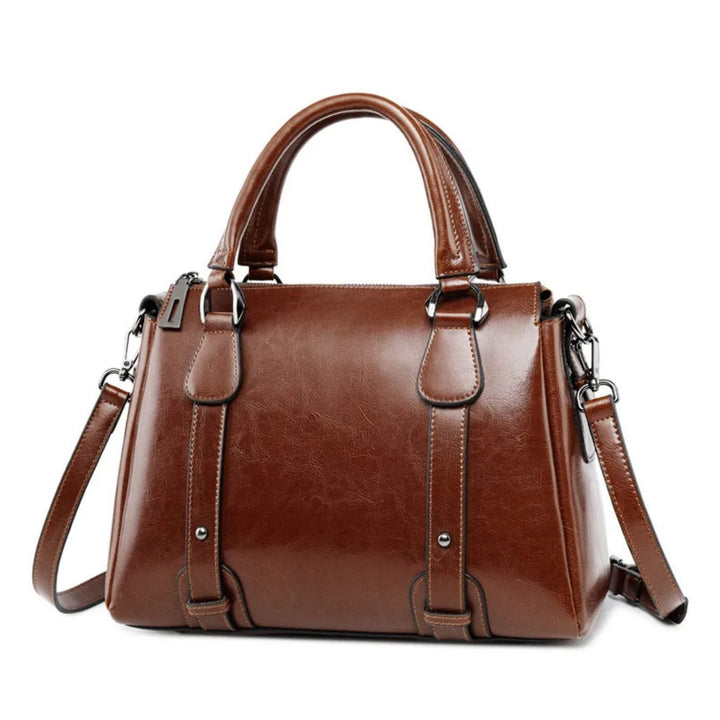 Valeria Top-Zip Satchel | Shoulder Bag