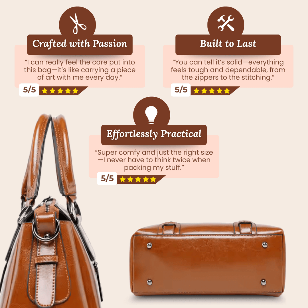 Valeria Top-Zip Satchel | Shoulder Bag