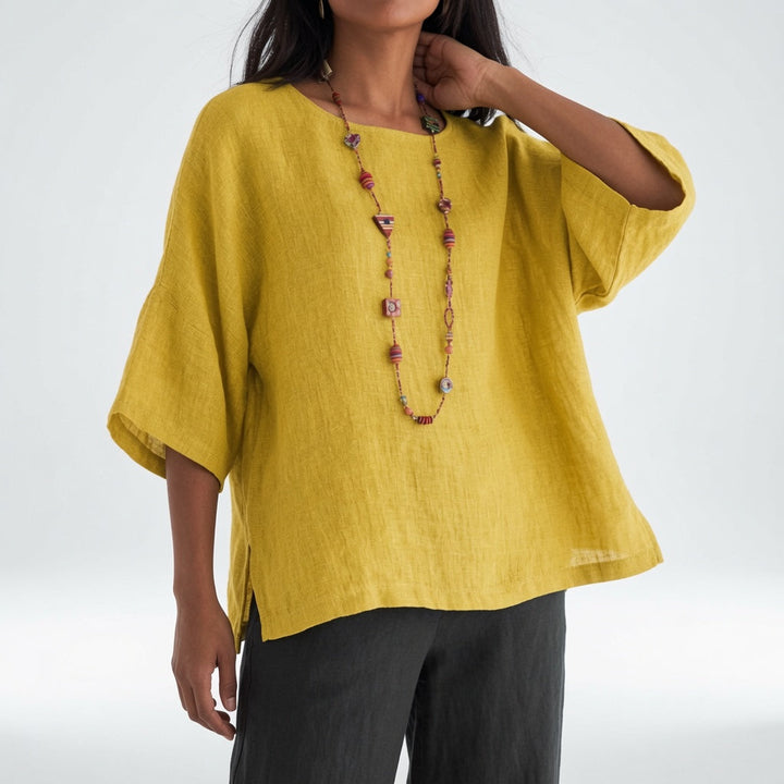 Ésmélia™ — Blouse fluide élégance naturelle